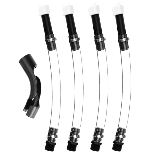 JomGorg Fuel Filler Jug Hose for Jegs Jugs for LC2 Jugs for Scribner Fuel Jugs 4PC with Hose Bender