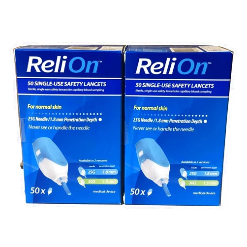 TUKIMA ReliOn Safety Lancets, 6