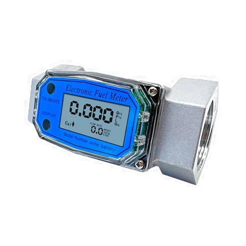 AMEIP Turbine Flow Meter -1.5 Inch Fuel Flow Meter,Aluminum Alloy Flowmeter Turbine Flow Meter for Measure Diesel Kerosene and Water