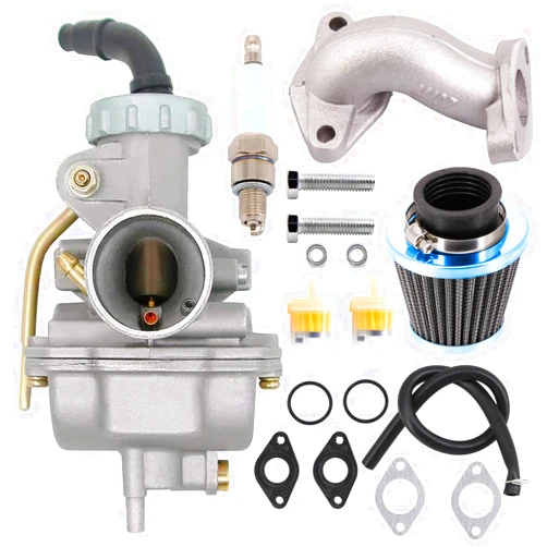 HOOAI PZ20 Carburetor for Kazuma Baja 50cc 70cc 90cc 110cc 125cc TaoTao 110B NST SunL Chinese Quad 4 Stroke ATV 4 Wheeler Go Kart Dirt Bike Honda CRF50F XL75 CRF80F XR50R with Air Fuel Filter