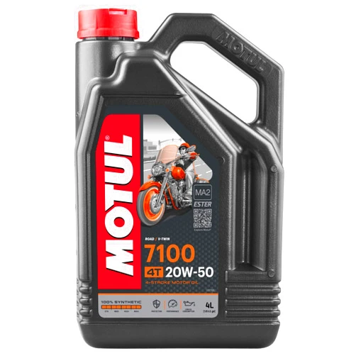 Motul 7100 Synthetic 20W50 Motor Oil 4L