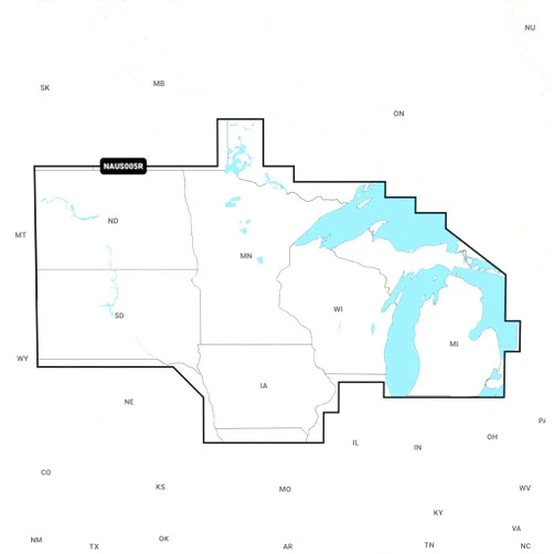 Navionics NAUS005R - U.S. North - Navionics+