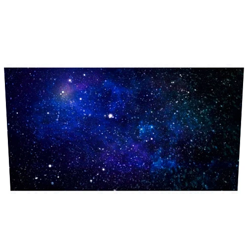 AWERT 48x24 inches Galaxy Aquarium Background Blue Starry Sky Universe Space Fish Tank Background Nebula Stars Terrarium Background