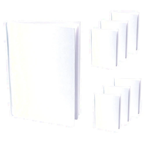 Blank Books for Kids to Write Stories, Hardcover, Unlined White Pages - 32 Pages (16 Sheets),for Students & Adults, Creative Story, Sketches, Book Making Kit