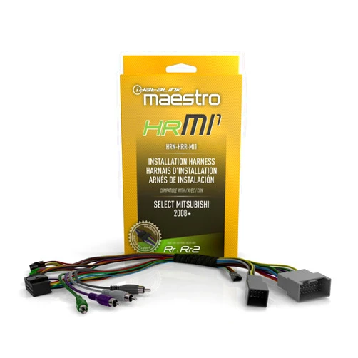 Idatalink Maestro HRN-HRR-MI1 T-Harness for Select Mitsubishi Vehicles 2008-19, Replace The Factory Radio While retaining Steering Wheel Controls & use of amp (ADS-MRR or ADS-MRR2 Module Required)