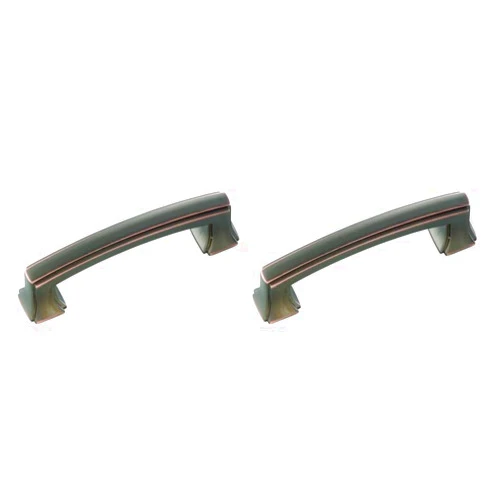 Hickory Hardware P3231-OBH 3-Inch Bridges Pull, Oil-Rubbed Bronze Highlighted (Pack of 2)