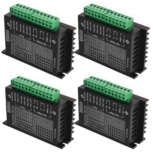 SZCY LLC 4 Pack TB6600 4A 9-42V Stepper Motor Driver CNC Controller, Stepper Motor Driver Nema tb6600 Single Axes Two Phase Hybrid Stepper Motor for CNC