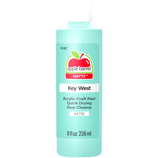 Apple Barrel Acrylic Paint in Assorted Colors (8 oz), 4475E Key West- Pack of 1
