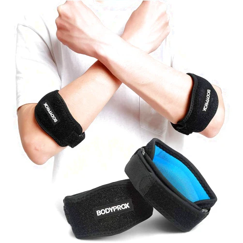 Bodyprox Elbow Brace 2 Pack for Tennis & Golfer's Elbow Pain Relief