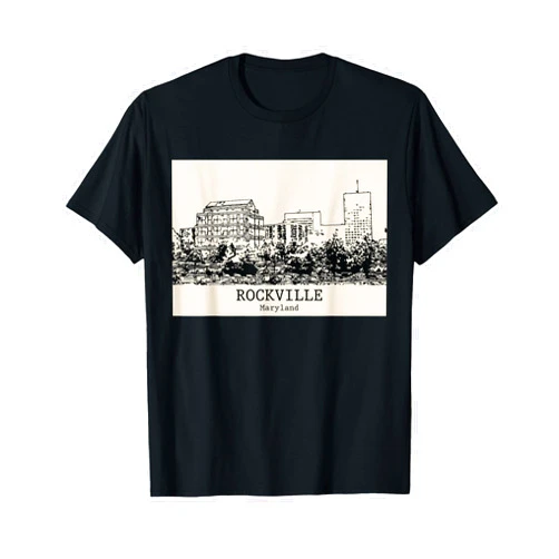 Lakeric Rockville Maryland Vintage Retro Travel Souvenir T-Shirt