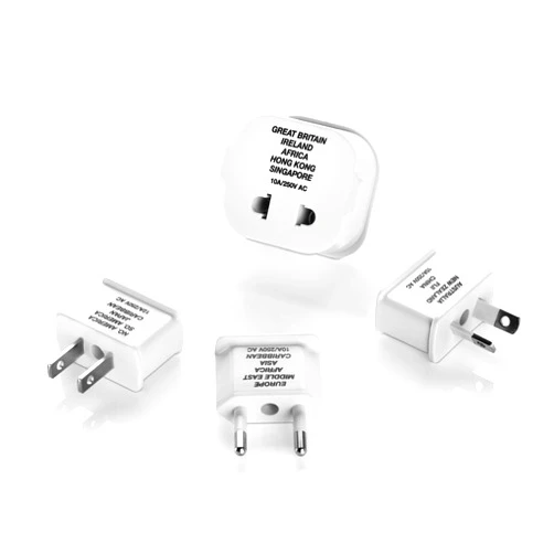 Conair Travel Plug Adapters, Universal Plug Adapters for Worldwide Travel by Travel Smart , Set of 4