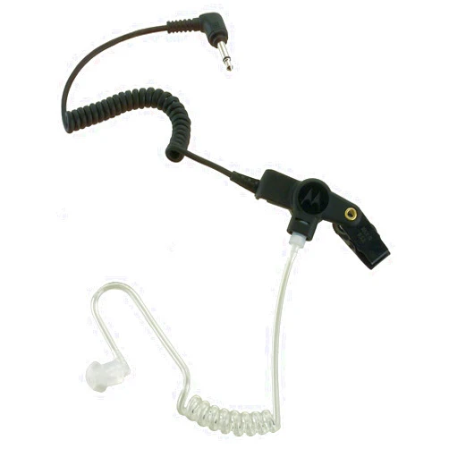 MOTOROLA SOLUTIONS RLN4941A Remote Speaker Microphones with 3.5mm Audio Jack (Black/Clear)