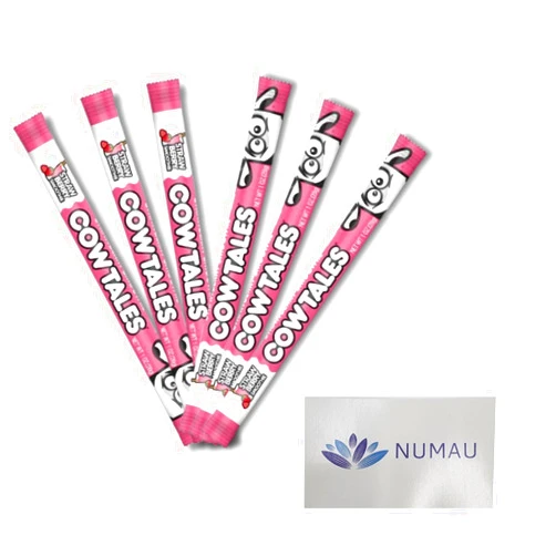 NUMAU Goetze Cow Tales 6 1 Oz Strawberry Smoothie - Candy Variety Pack, Perfect Party Favors, Snacks for Kids, Comes with an Exclusive NUMAU Refrigerator Magnet