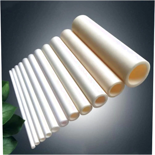 Heloawei Hollow Ceramic Tube Insulated Electronic Wire Bundle Heat Insulation Protection, 100mm Length,ID x OD Option (6mm ID X 10mm OD)