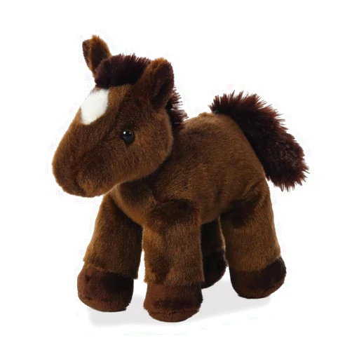 Aurora World 16486 8-Inch Mini Flopsies Chestnut Horse Toy