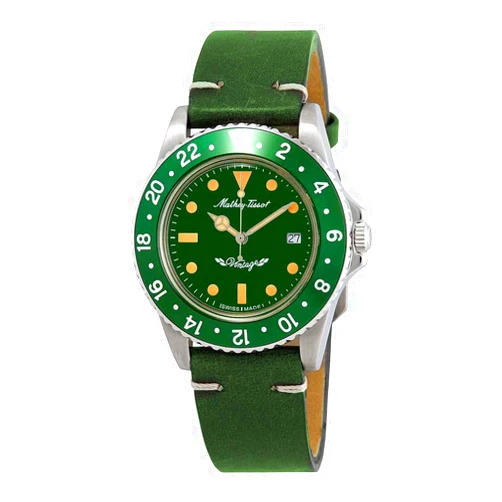 Mathey-Tissot Mathey Vintage Quartz Green Dial Men's Watch H900ALV
