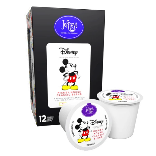 Joffrey's Coffee & Tea Company Joffrey's Coffee - Disney Mickey Mouse Classic Blend, Disney Specialty Coffee Collection, Artisan Medium Roast Coffee, Arabica Coffee Beans