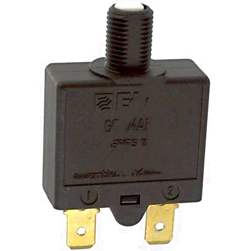 E-T-A Circuit Protection and Control 1658-G21-01-P10-20A, Circuit Breaker; Therm; Push; Cur-Rtg 20A; Flange; 1 Pole; Vol-Rtg 240/28VAC/VDC