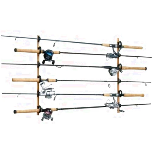 DU-BRO Fishing Trac-A-Rod Storage System, 2-Feet, Black/Gold