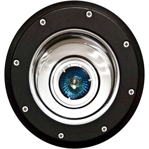 Dabmar LV306-B-MR Well Light Without Grill, 20W 12V Mr16 Adjust, Black Finish