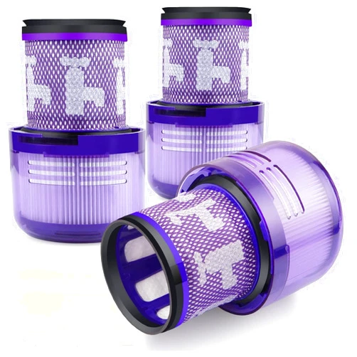 VCLENA V11 Vacuum Filter Replacement for Dyson Cyclone Absolute Motorhead Animal Total Clean, Compatible with Dyson No. 970013-02 Filter Parts, Washable Reusable 3 Pack