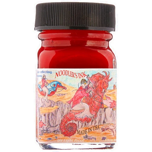 Noodler's Ink Fountain Pen Bottled Ink, 1oz - Fox Red Eternal
