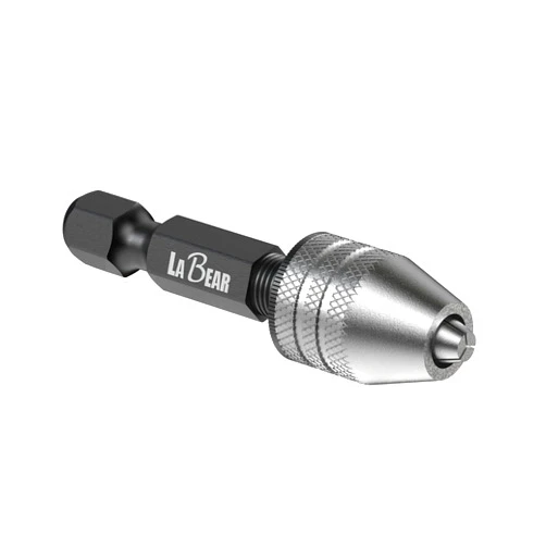 LABEAR Drill Chuck Keyless Mini Adapter ¼ Inch Hex Shank | 0.3-3.2mm Capacity for Micro Drill Bits For Cordless Screwdrivers, Drills, and Power DIY Tools