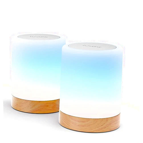 LuvLink Friendship Lamps by LuvLink | New & Improved long-distance WiFi Friendship Lamp (Set of Two)