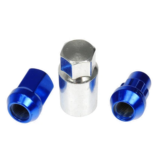 Dorman 713-475D Blue Acorn Wheel Nut Lock Set Compatible with Select Nissan Models, 20 Pack