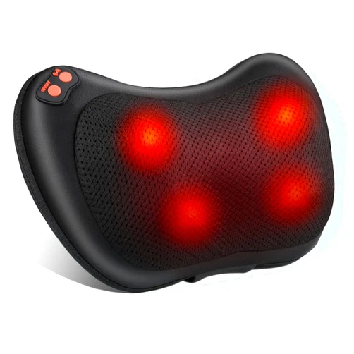 Brelley Neck and Back Massager with Heat Electric Shiatsu Deep Tissue Kneading Massage for Neck, Back, Shoulders, and Legs Gift for Men Women, Christmas, Mother's Day & Father's Day