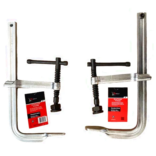 XTRweld TCFF202400HD XTRweld 20 in Clamp, F, 2400 PSI, 3-P S-Pad, Steel Chrome