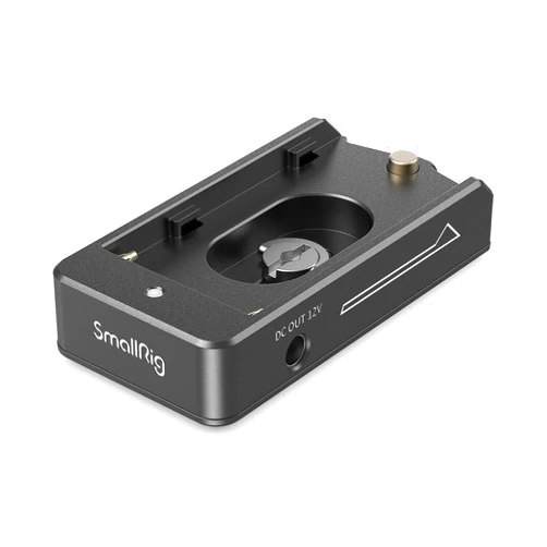 SmallRig NP-F Battery Adapter Plate Lite for Sony NP-F Battery, w/ 12V/7.4V Output Port, LED Low Battery Indicator - 3018