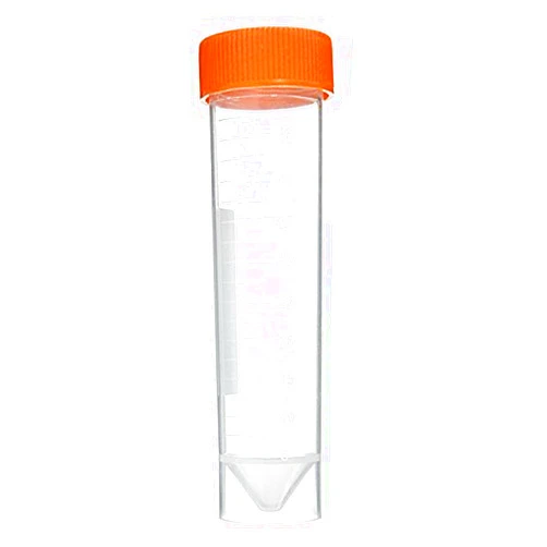 CynKen 10pcs 50ml Plastic Centrifuge Test Tube Empty Bottles Self Standing Screw Caps