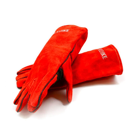KOIKE ARONSON Koike Kevlar-Seamed Heavy Duty Leather Welding Gloves, Comfortable, Flame & 932F° Heat Resistant