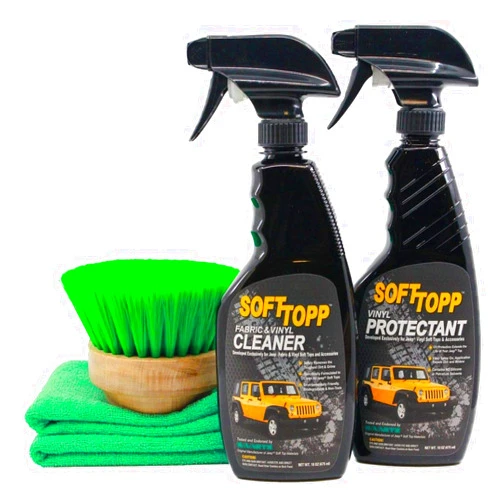 SoftTopp BERLANCHE Cleaner & Protectant Premium Kit - Towel Color May Vary C