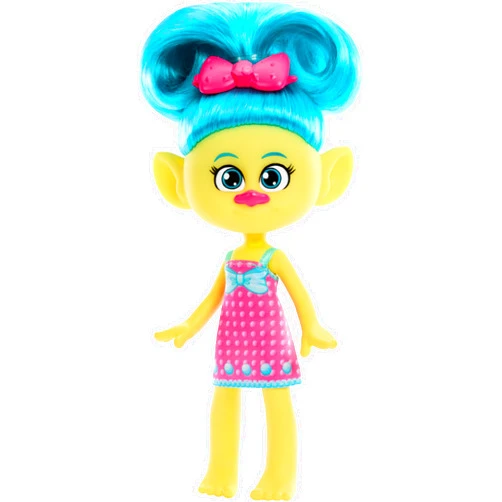 Mattel ​DreamWorks Trolls Band Together Trendsettin’ Fashion Doll, Smidge with Vibrant Hair & Accessory, Toys Inspired by the Movie