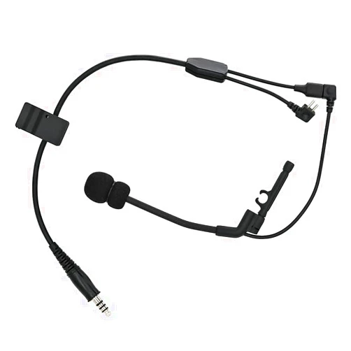Bifrost Gear Y-Cable Harness and Microphone Conversion Kit for Comtac Headsets