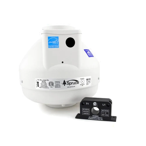 HomeAire SDB110C HomeAire Inline Duct Fan for use as Booster in Furnace Heating and Air Conditioning Systems