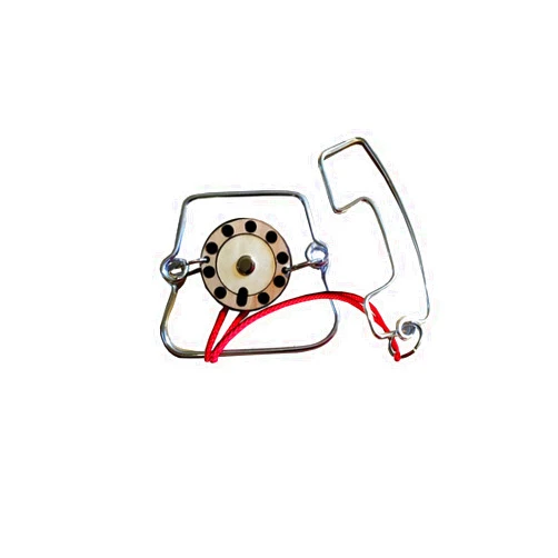 By Recent Toys Constantin C5085 Metal Telephone Puzzle, Multi-Colour