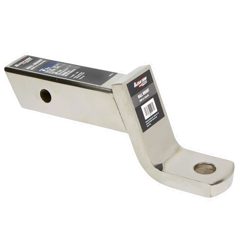 Ultra-Tow XTP Stainless Steel Ball Mount - Class III, 2in. Drop, 5000-Lb. Tow Weight, 12in.L