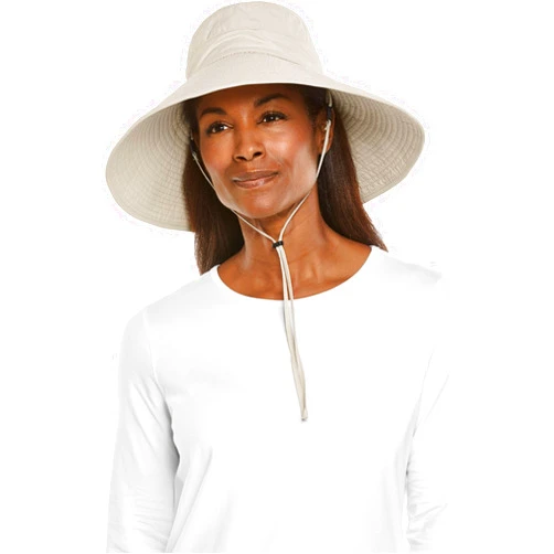 Coolibar UPF 50+ Women's CYD Travel Beach Hat - Sun Protective