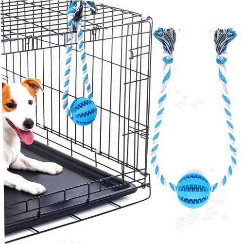 ChengFu Interactive Dog Toys, Crate Training Aids for Puppies, Reduce Stress Anxiety Peanut Butter Dog Food Treat Dispenser Toys