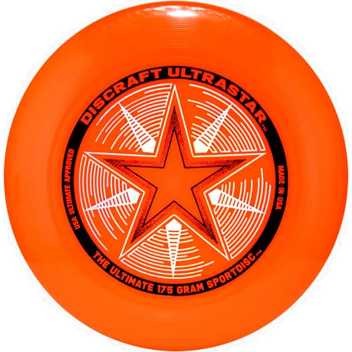 Discraft 175 Gram Orange Ultrastar Sport Disc