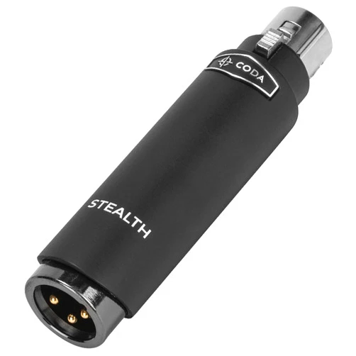 Coda Music Technologies Coda MB-Stealth in-Line Microphone Preamp, Active Booster for Dynamic and Ribbon Mics - Ultra Low Noise, Enhance and Add Clarity to Your Podcast or Livestream