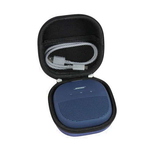 Hermitshell Hard EVA Travel Black Case Fits Bose SoundLink Micro Bluetooth Speaker