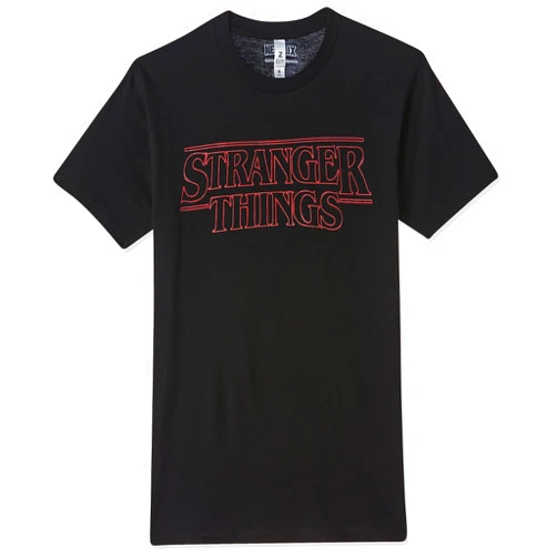 Stranger Things Men's Neon Logo T-Shirt