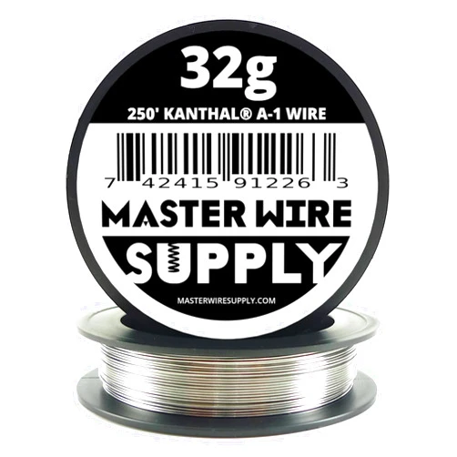 Master Wire Supply Kanthal A1 - 250' - 32 Gauge Wire - 250ft - 0.2mm - 0.008in - Made in USA - Master Wire Supply