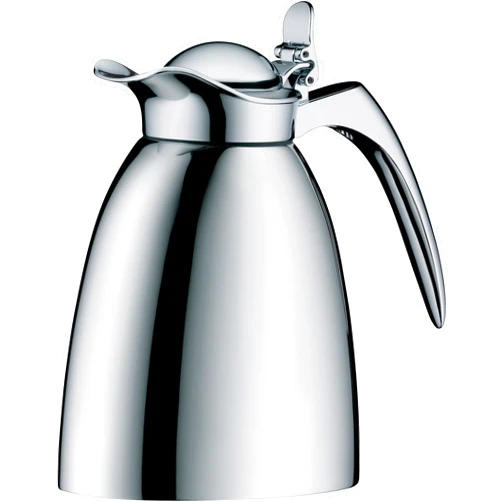 Alfi Hotel Vacuum Insulated Thermos Carafe for Hot and Cold Beverages, .4 L, Stainless Steel