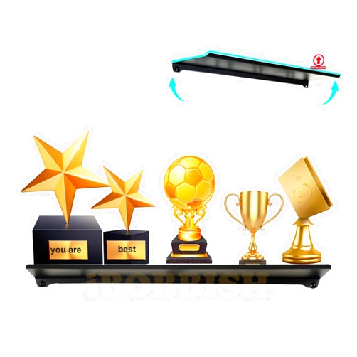 IBobbish Sports Marathon Medal Display Hanger Holder Racks Frame in matt Black Surface Wall Mount Over 40 Medals Upgraded 3 Lines with 3 Screws Easy to Install Easy to use