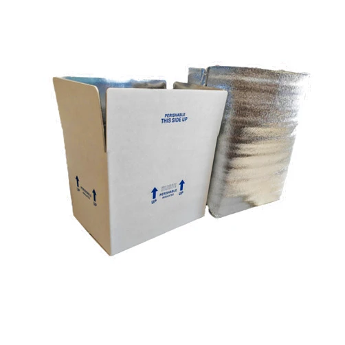 YUNSY-BOX double insulated courier box with aluminum foil plastic foam lining, 4pcs 15x11x10 inch for shipping perishable items, recommended to use dry ice (not included),shipping box Mailer